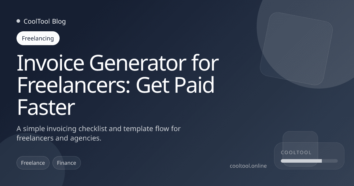 Invoice Generator for Freelancers: Get Paid Faster